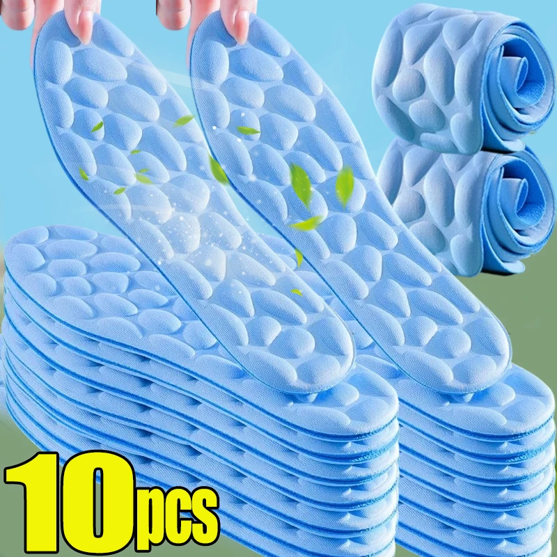 

2/10pcs Massage Memory Foam Insoles for Shoes Sole Breathable Cushion Sport Insoles Feet Orthopedic Insoles Men Women Shoe Pads