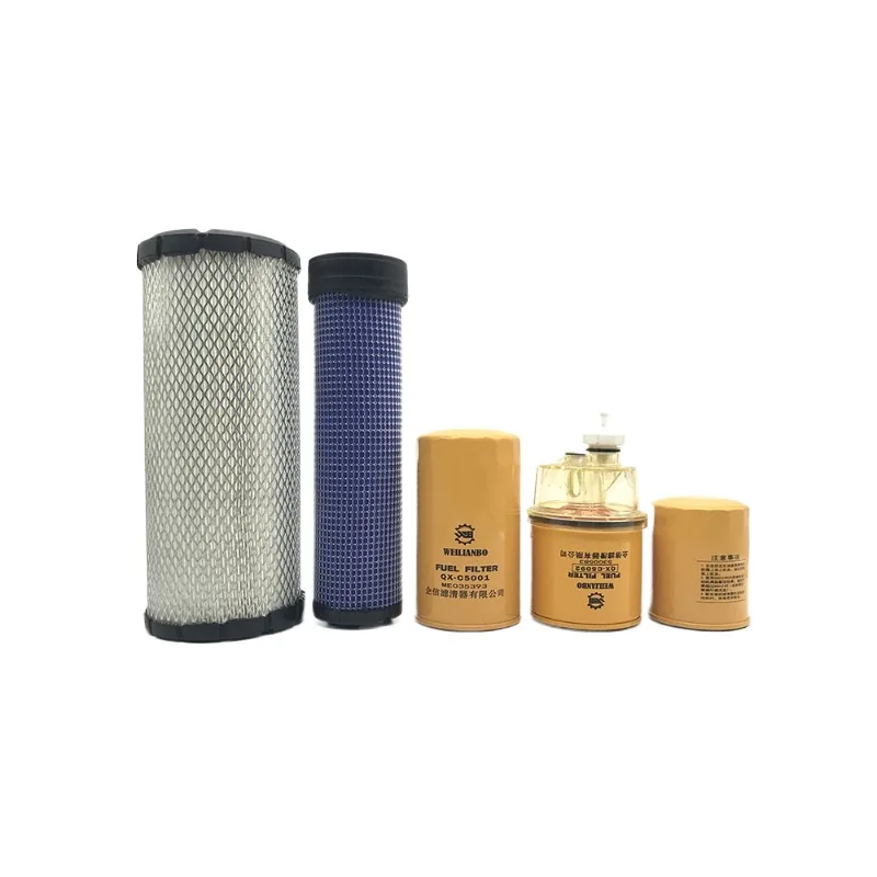 For Foton Lovol Excavator Fr60 65-7-8 Air Filter Oil Diesel Filter Element Filter Excavator Accessories