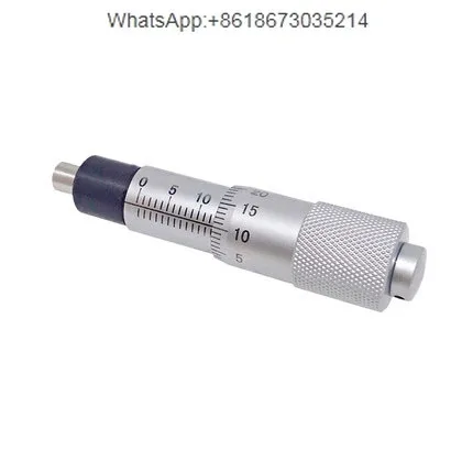 Micrometer, differential head, micrometer head 0-13mm flat head, round head optional