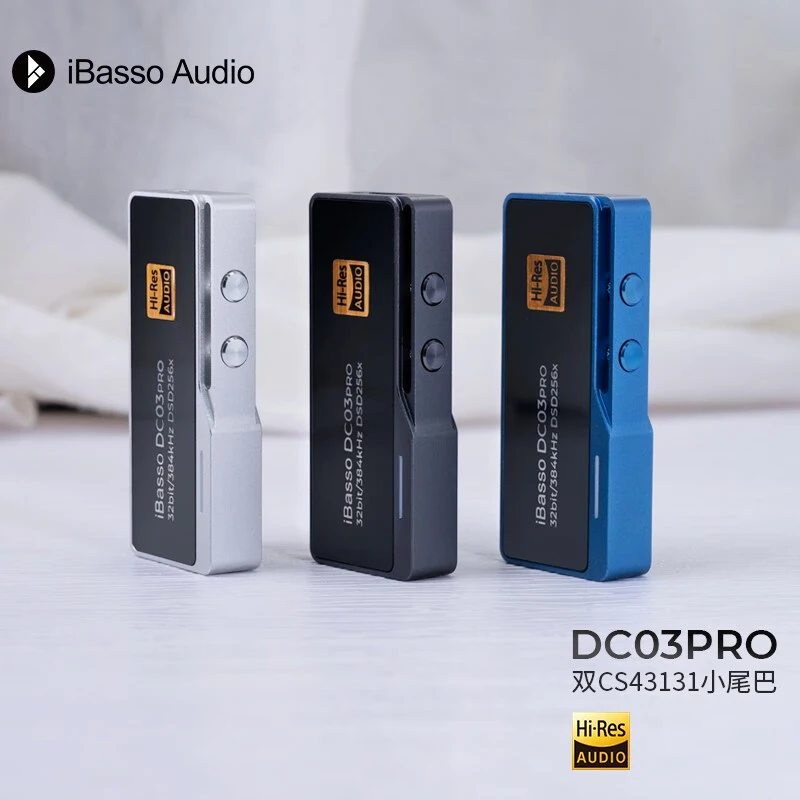 Ibasso DC03PRO الهاتف المحمول فك الأذن مكبر للصوت HIFI فك محول ذيل صغير