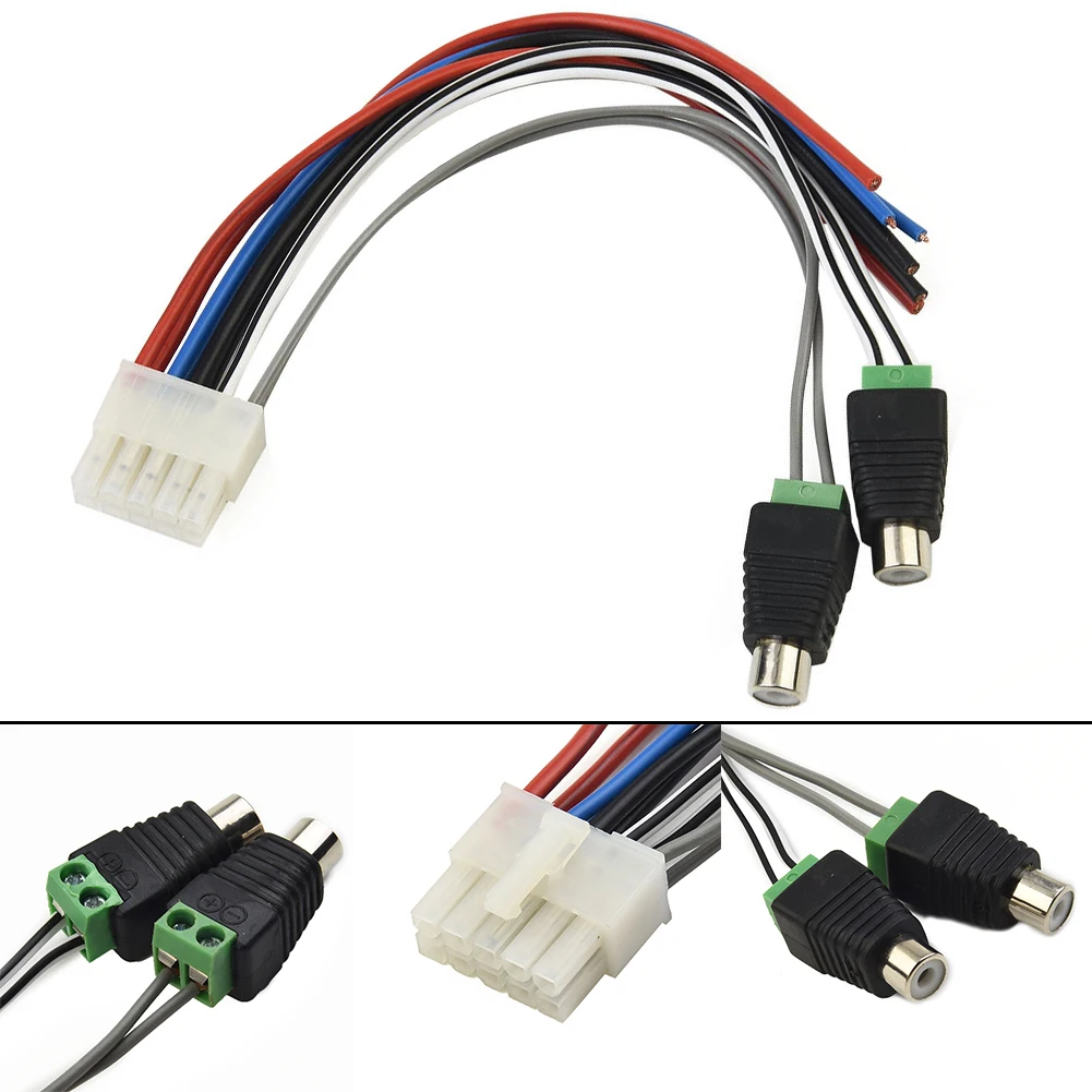 Power Input Speaker Wire Harness 10 Pin Plug For Dual TBX10A 100% New High Quality Kits And Quality Crimp Joints