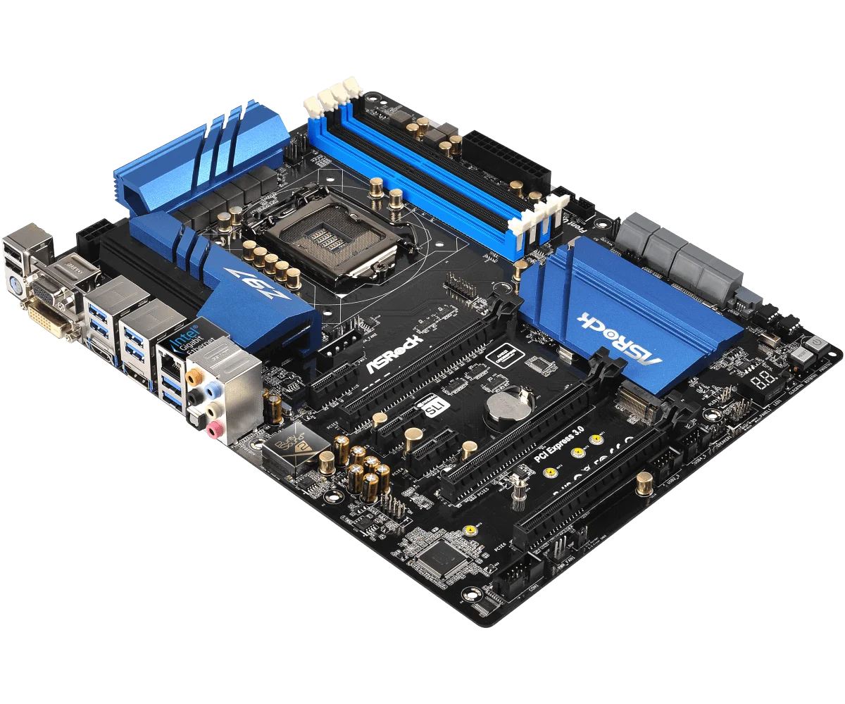 Imagem -03 - Asrock-placa-mãe Z97 Extrema 3.1 Lga 1150 Intel Z97 Ddr3 32gb I74790 I7-4770t I5-4430 I3-4340 Cpu M.2 Ssd