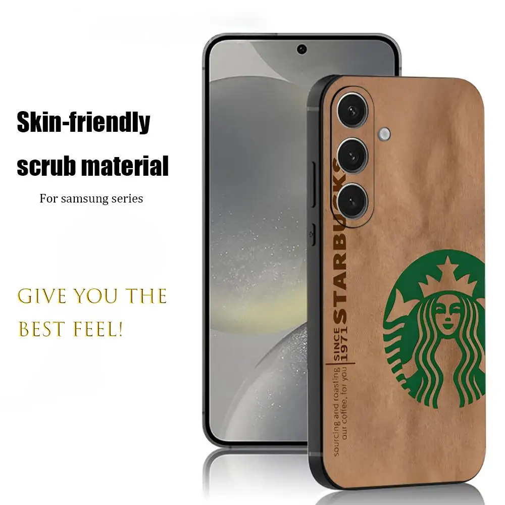 Fashion Phone Case For Samsung Galaxy S26 S25 S24 S23 S22 S21 Plus Ultra Note20 S-StarS Soft Black B-BuckEs-S