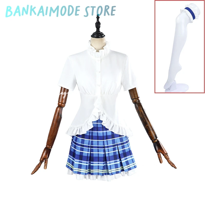 Traje de Anime Lovelive Cos Aqours, traje para cantar, traje de actuación de Cosplay del despertar de la Marina, disfraz de Carnaval de Halloween para mujer