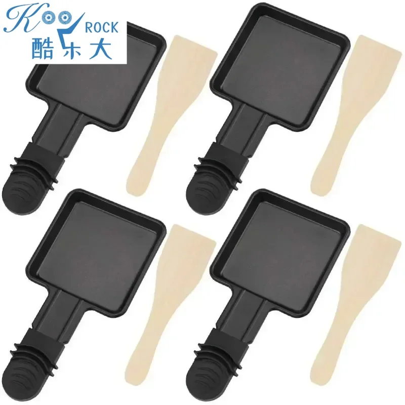 

Электрический гриль-раклет с антипригарным покрытием для гриля и лопаткой для барбекю