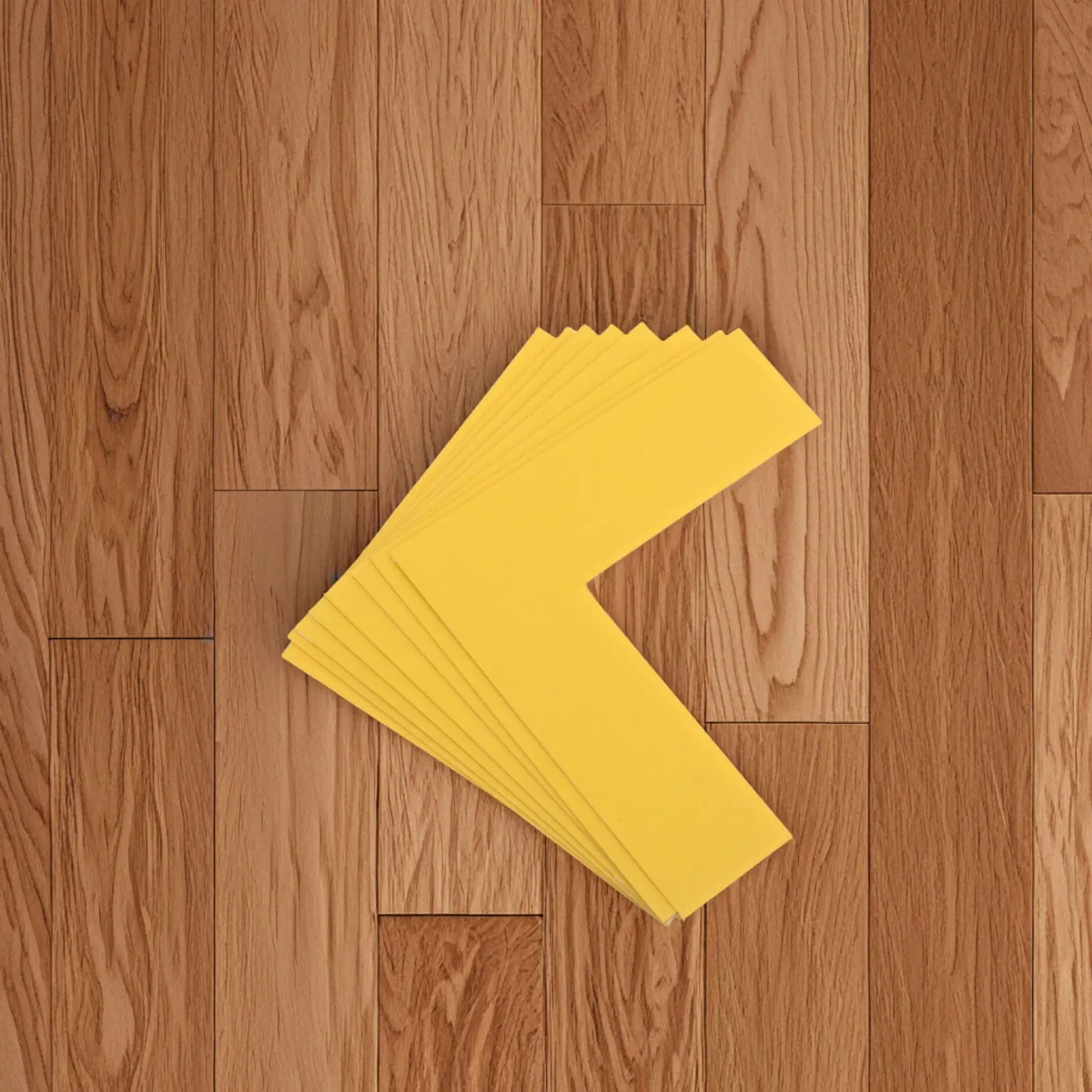 8 ชิ้นโต๊ะตําแหน่งพื้นป้ายสํานักงานตําแหน่งเครื่องหมายมุมพีวีซีเครื่องหมายพื้นคอนกรีต