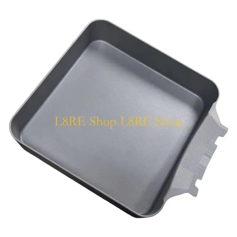 L8RE Washer Filter Cleaning Guide Tray with Front Drain Outlet, Formed Resin Raised Tray for Front Load Upkeep Use
