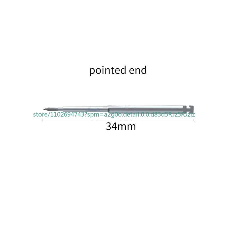 Dental Debridement Peri-Implantitis Implant Surface Titanium Brush for Implant Restoration Maintenance Leaning Dental Tools