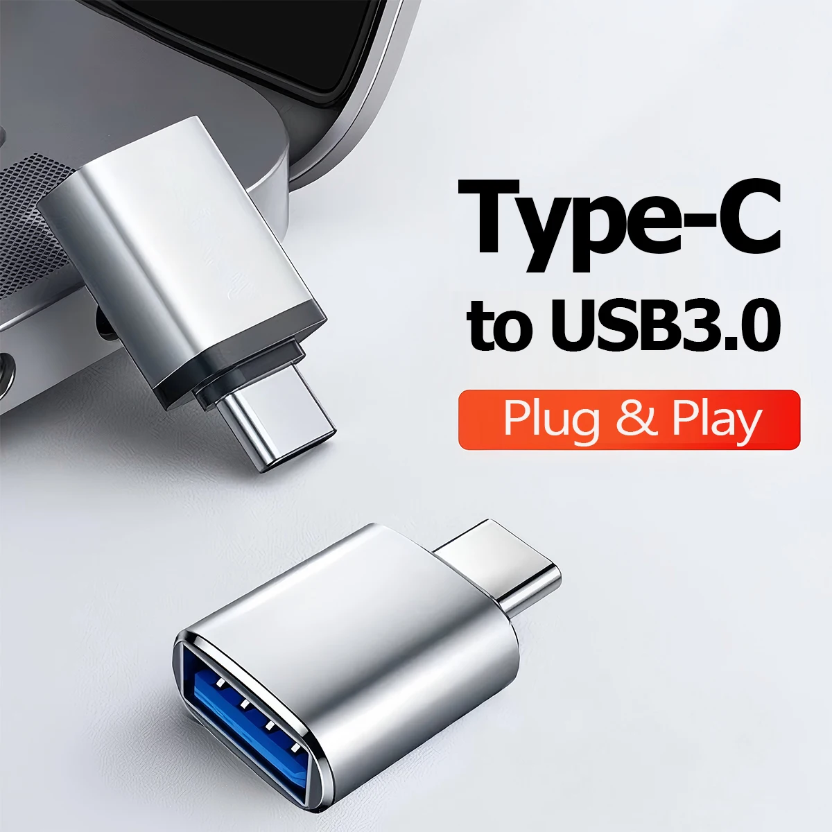 

Адаптер USB 3.0 к типу C Портативный преобразователь USB в тип C Высокоскоростной адаптер OTG Маленький совместимый адаптер OTG для сотового телефона