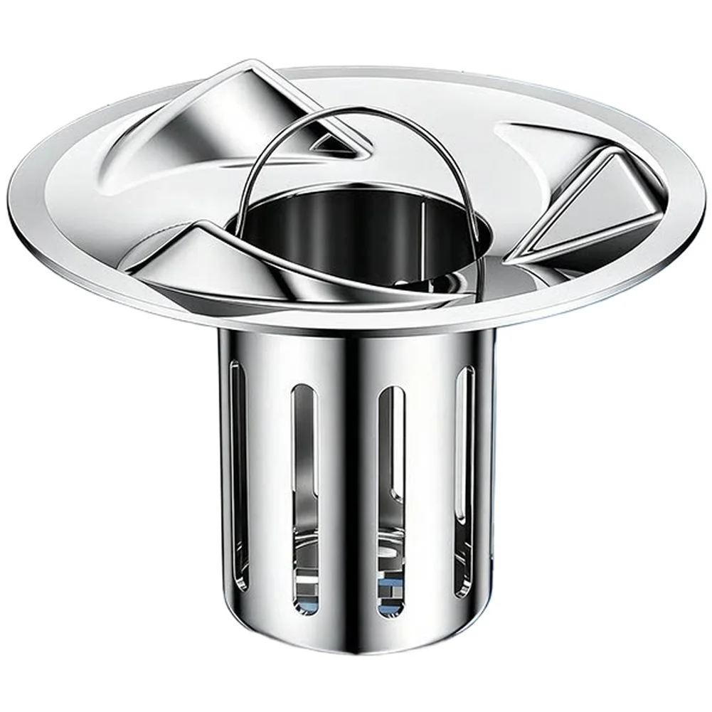 Floor Drain Strainer Featuring Spiral Flow Geometry for For vortex Drain Systems Using 304 Stainless Steel Material