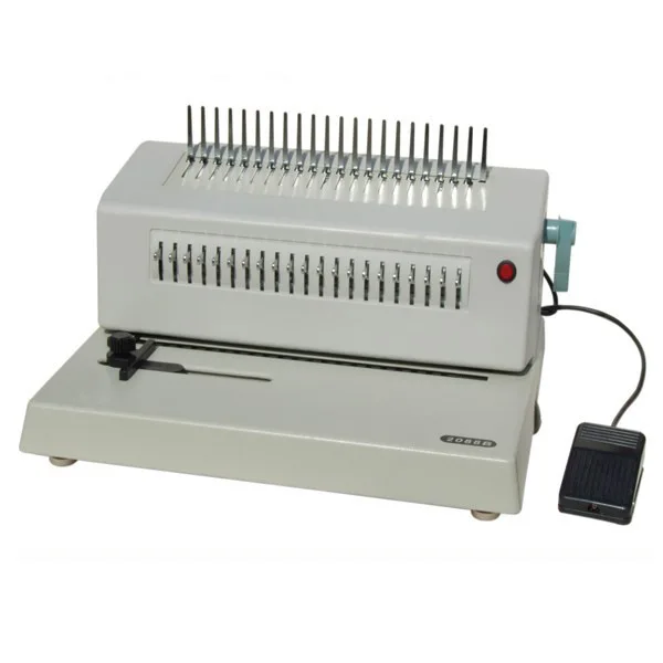 2088B Comb Electric Rubber Strapping Machine, Electric Clamp Punching Machine, 21 Holes, Full Telescopic Blade