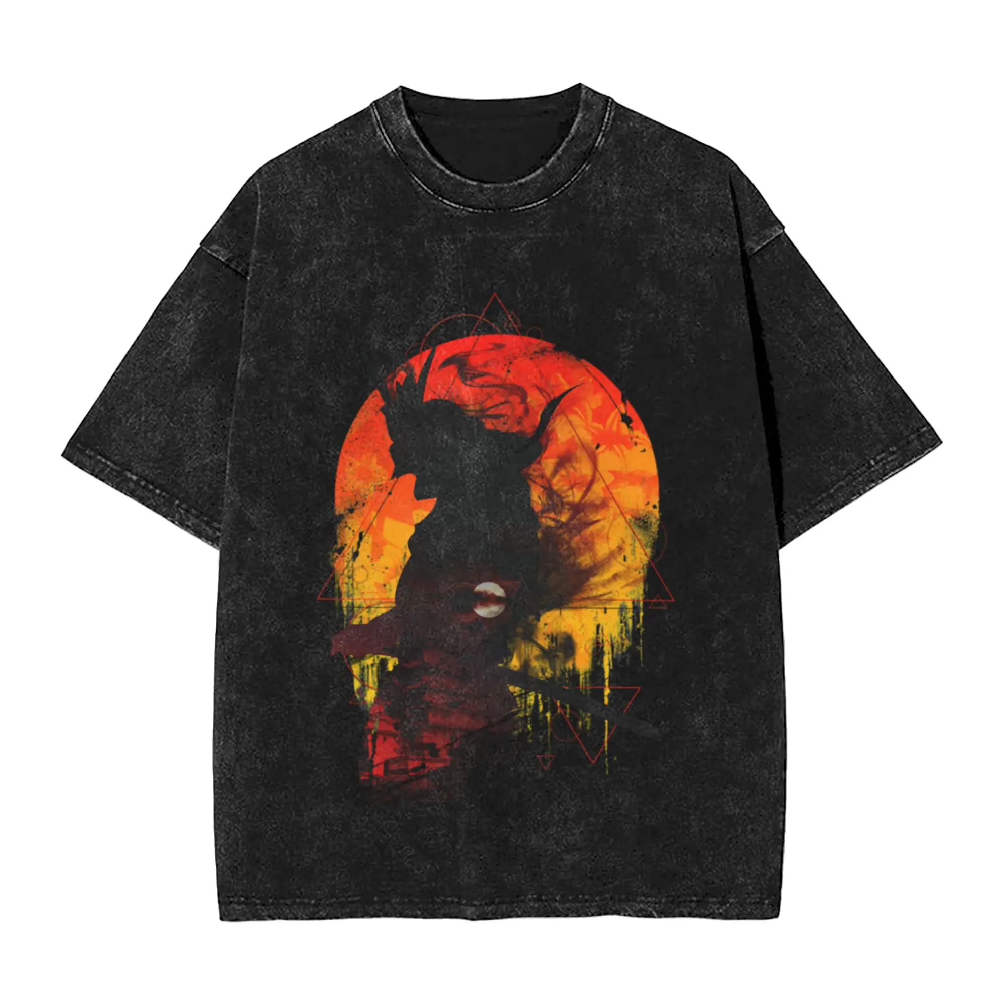 Samurai Code Classic Stylish A Vintage Oversized Cotton Unisex T-Shirts