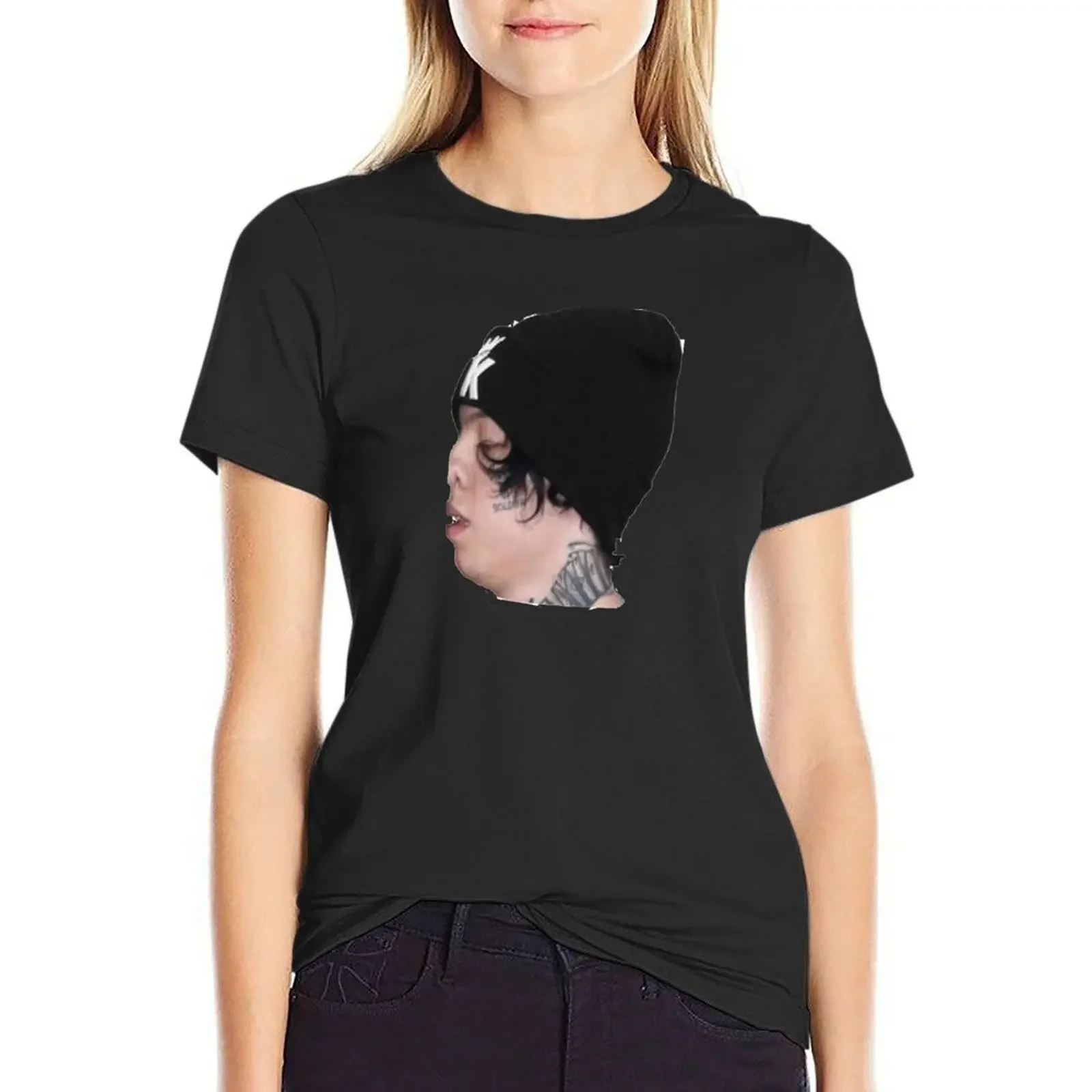 

LIL XAN MEME T-Shirt hippie clothes vintage clothes plus size tops ariat shirts for Women