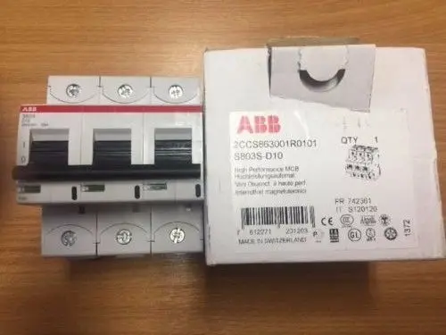 [New Original And Genuine] ABB High Breaking Miniature Circuit Breaker, S803S-D10/S803S-K10