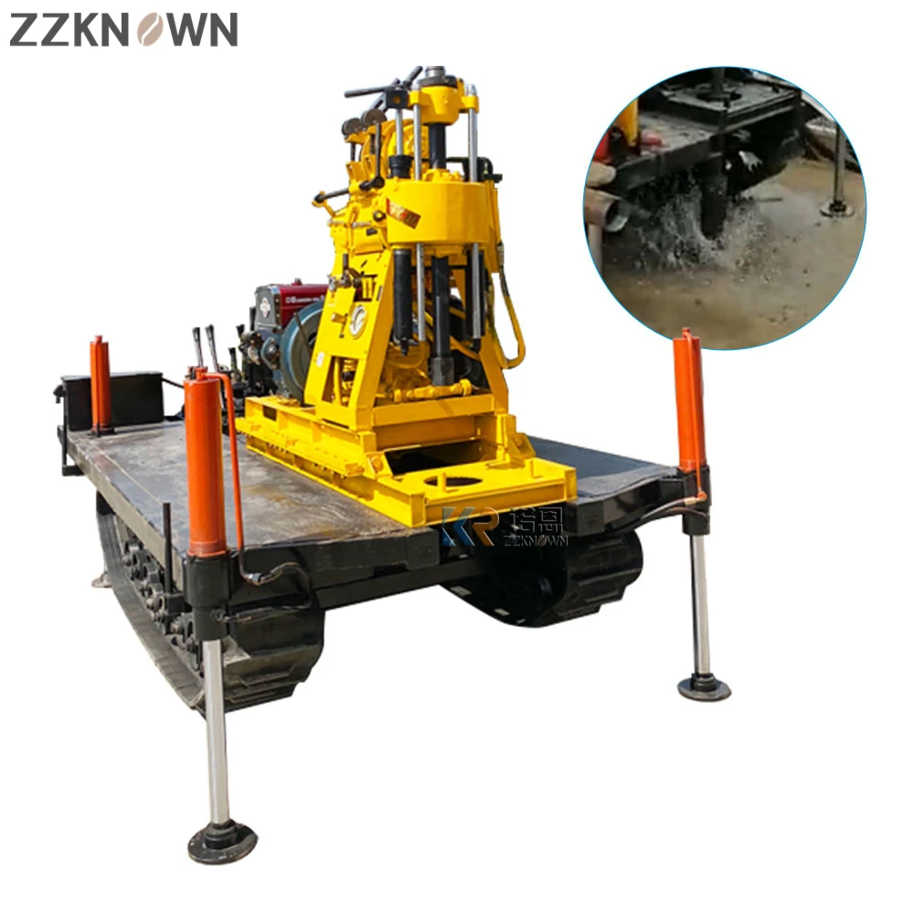 

Well Drilling Machine Drilling Machine Diamond Core Equipment Diesel Engine Tracked Multi Purpose Drilling Truck Crawler Rig