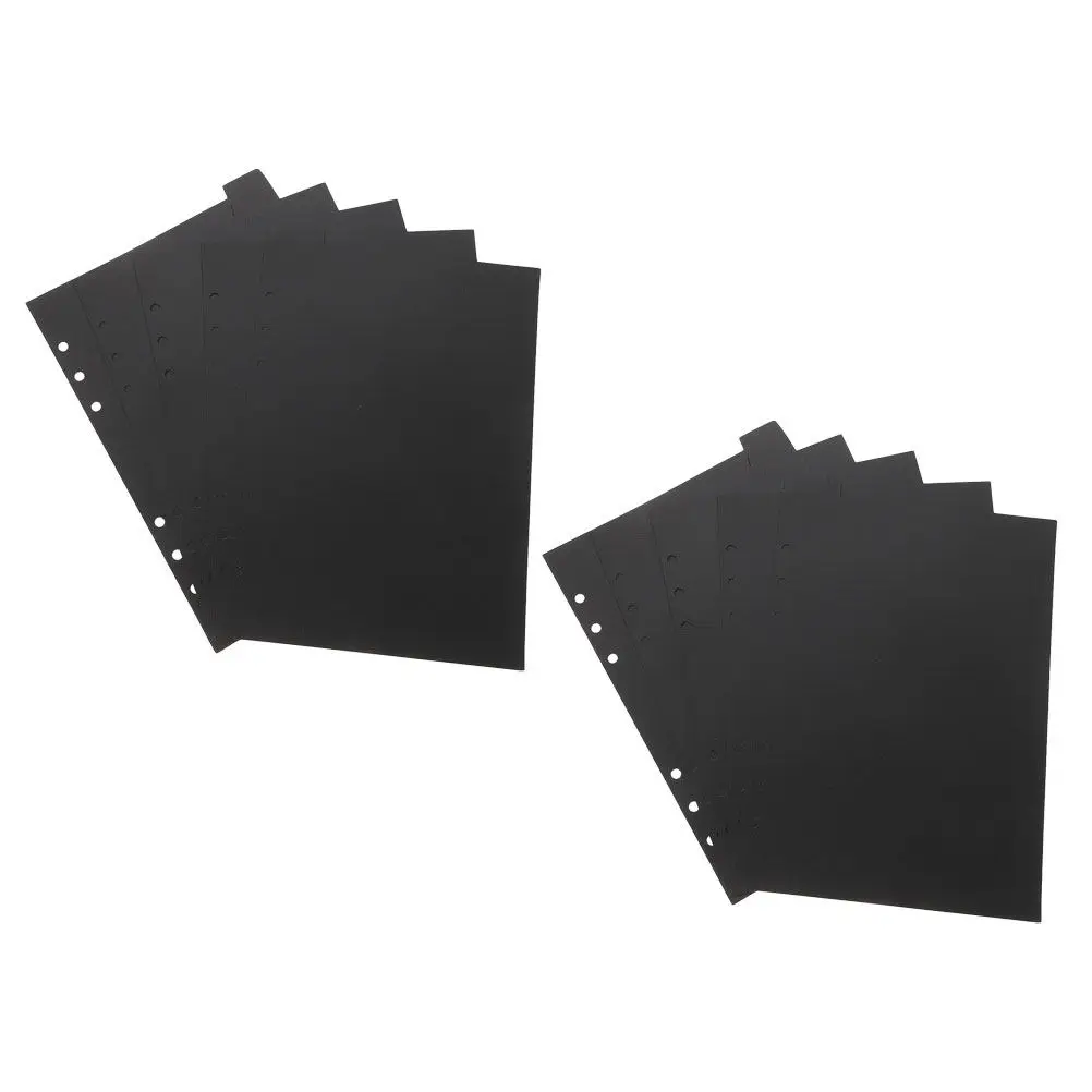 

10Pcs Writeable Index Dividers for Binder Notebook Notepad File Folder Dividers Page Markers Office School Planning Reports