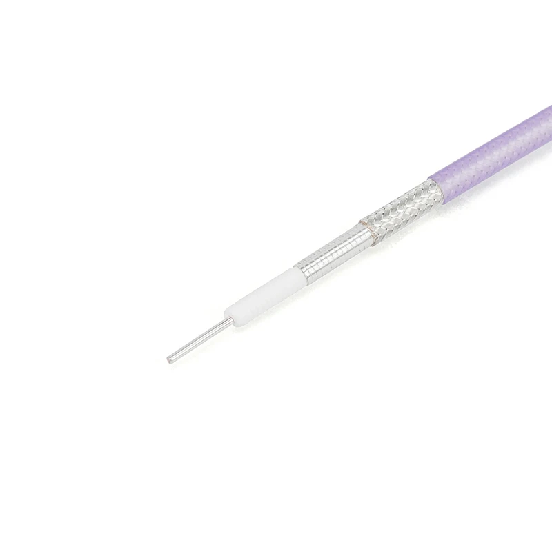 142A Series Flexible Coax Cable with FEP Jacket Low Loss and Phase Stable for DC-40GHz Communication Cables