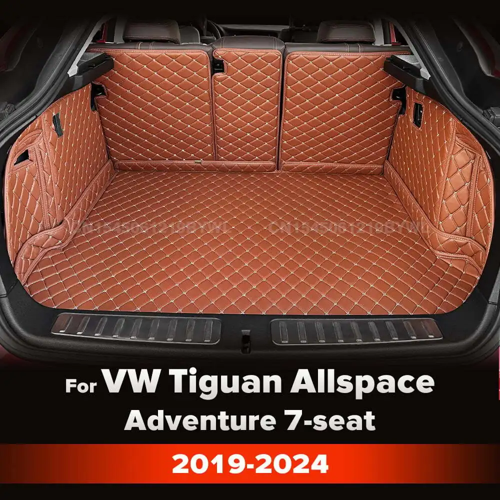 

For Volkswagen VW Tiguan Allspace Adventure 7-seat 2019-2024 23 22 21 20 Auto Full Coverage Trunk Mat Car Cargo Liner
