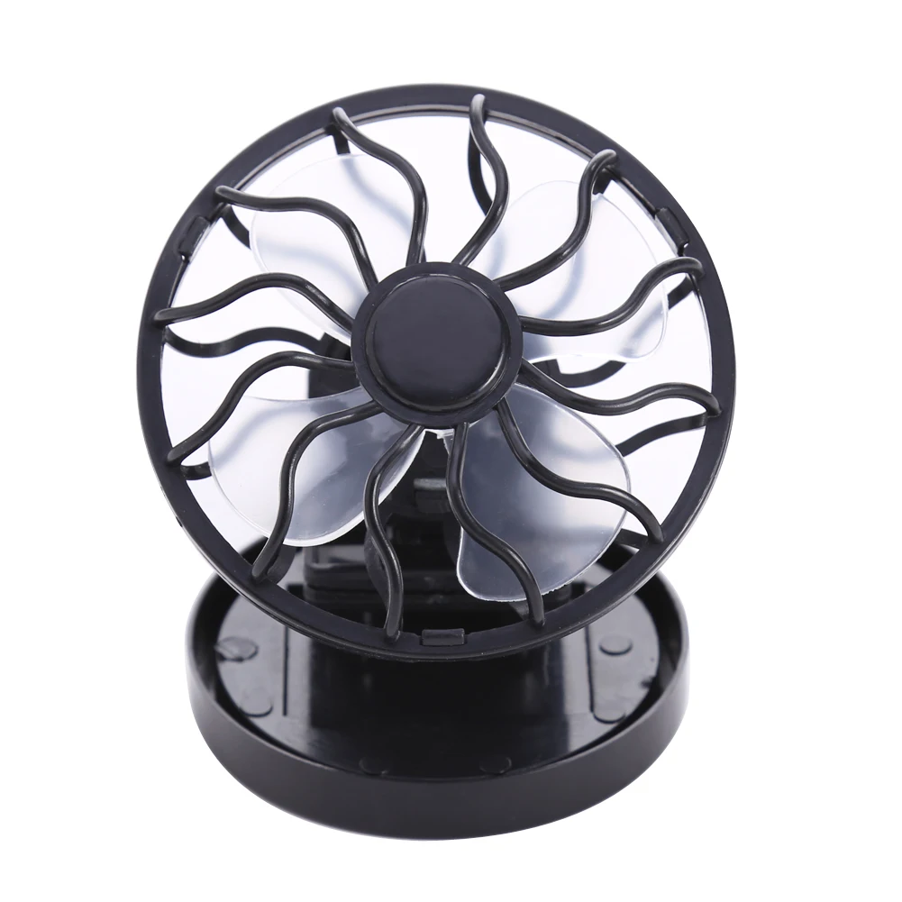 Solar Powered Cooling Fan Clip-On Mini Solar Ventilator Beach Outdoors Cooling Fan Clip-On Ventilator Home Appliances