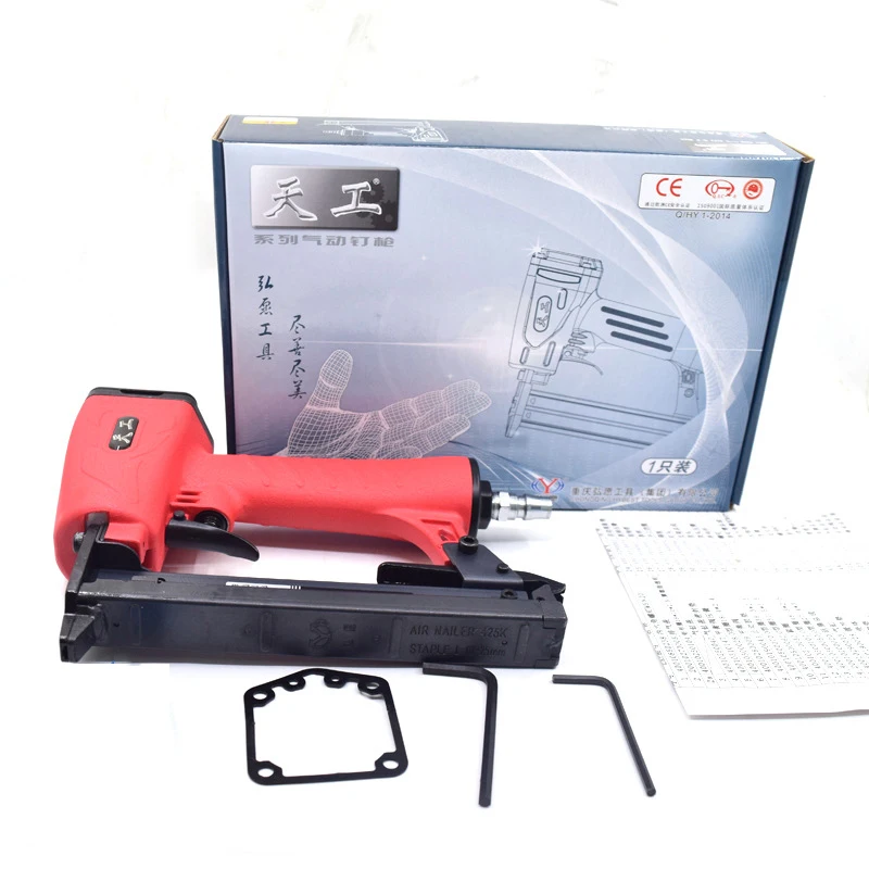 Pistola clavadora de aire 425K, pistola neumática de ratán de Metal tipo U, muebles de poste de aluminio, grapas 410K 413K 416K 418K