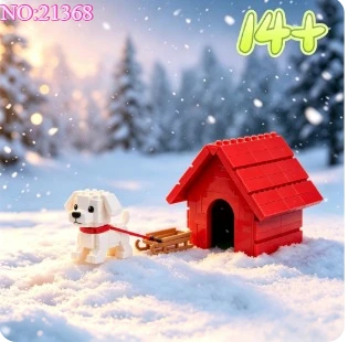 New and Cheapest DIY Retro Dog House Toy Model for 2026, Suitable for Home Decoration and Adult Hobby Collection