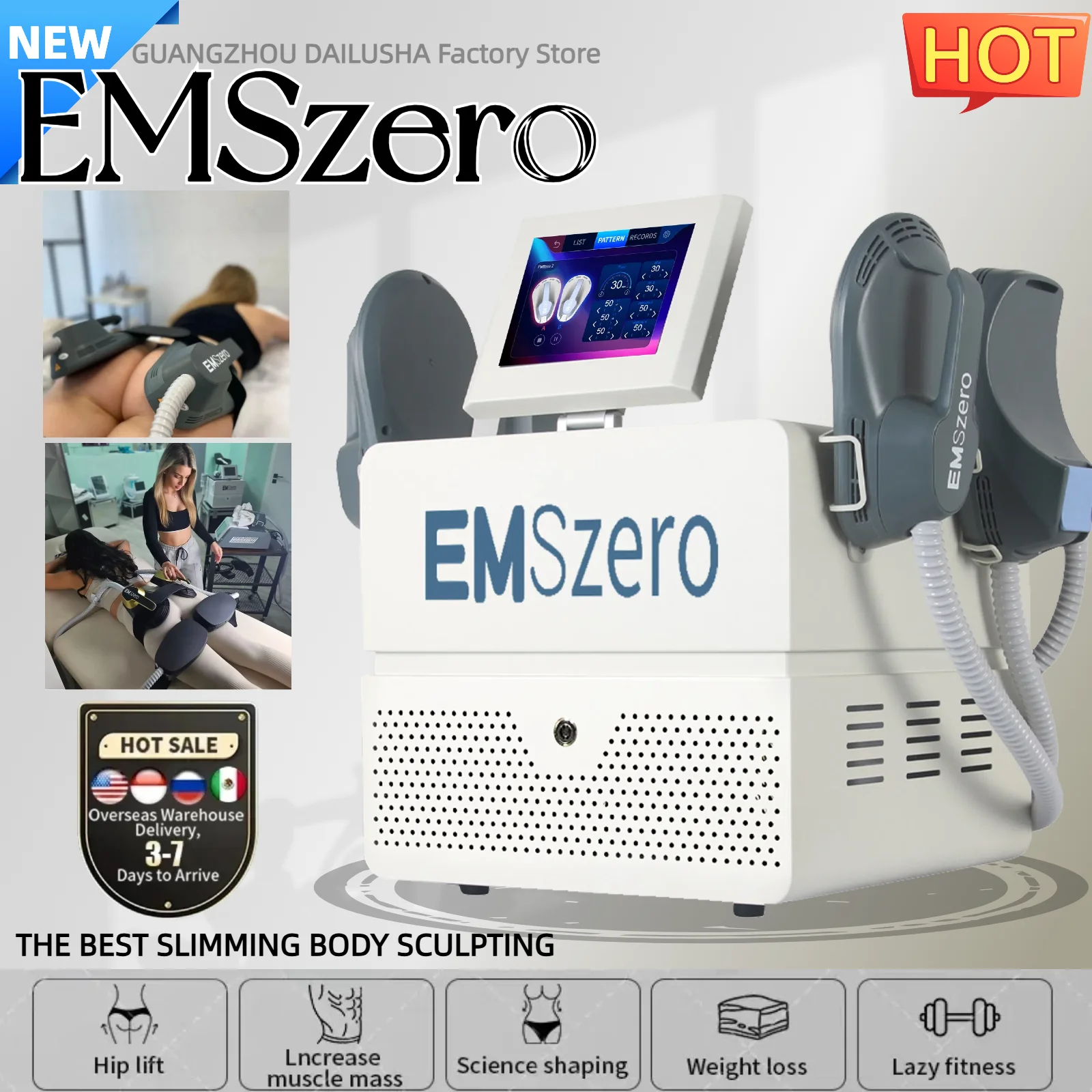 

Ems Neo Electromagnetic Stimulate Sculpting Muscle Machine Nova Myoslim RF Body Slimming Reduce Fat Build Muscles Machines