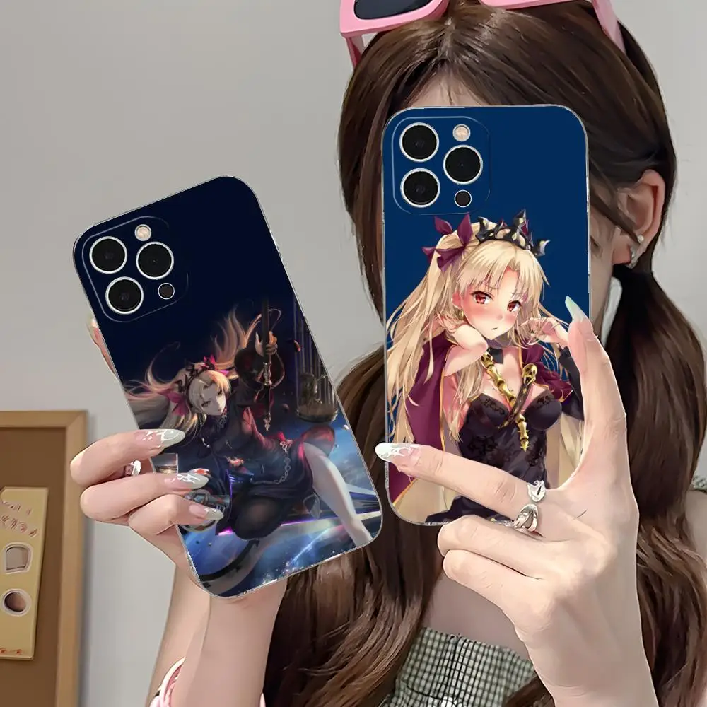 

Fate Grand Order Ereshkigal for iPhone 16 15 14 13 12 11 X XR XS 8 6 Pro Max Plus Mini Clear Colour Printing Cover Cellphones