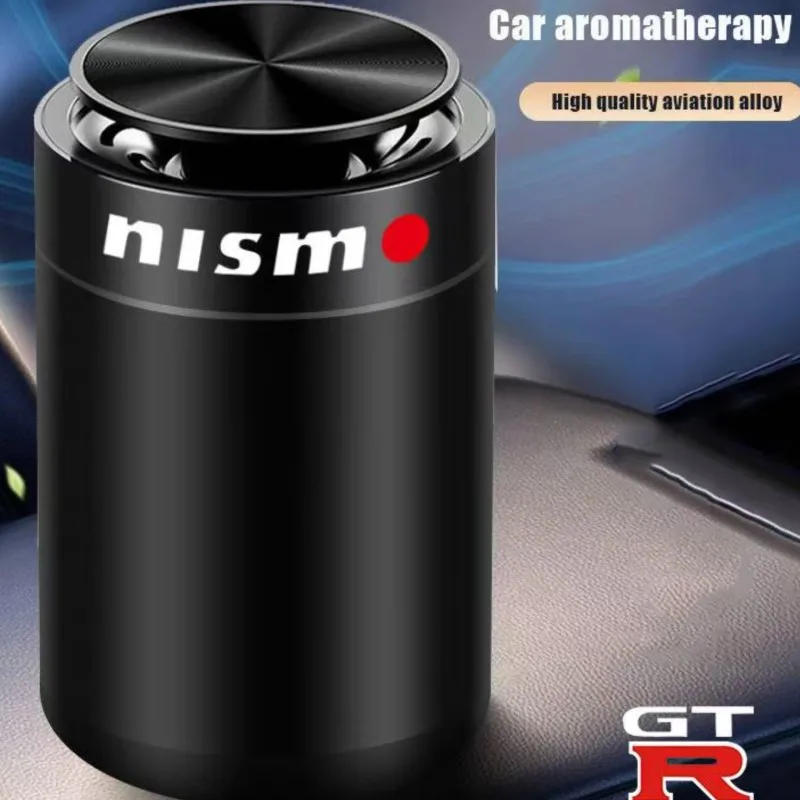 

Автомобильный освежитель воздуха NISMO, диффузор, поставка вращения, аромат, ароматерапия, светодиодный светильник для Nissan Nismo Tiida Teana Qashqai Altima