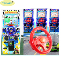 yinglucky Steering wheel 31 in 1 racing flame steering wheel swing doll car steering wheel car travel road children arcade