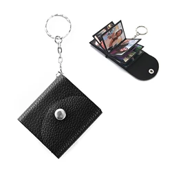 Custom Mini Album Widgets Personalized Album Leather Keychain Lovers Gift Keyrings DIY Jewelry Wallet