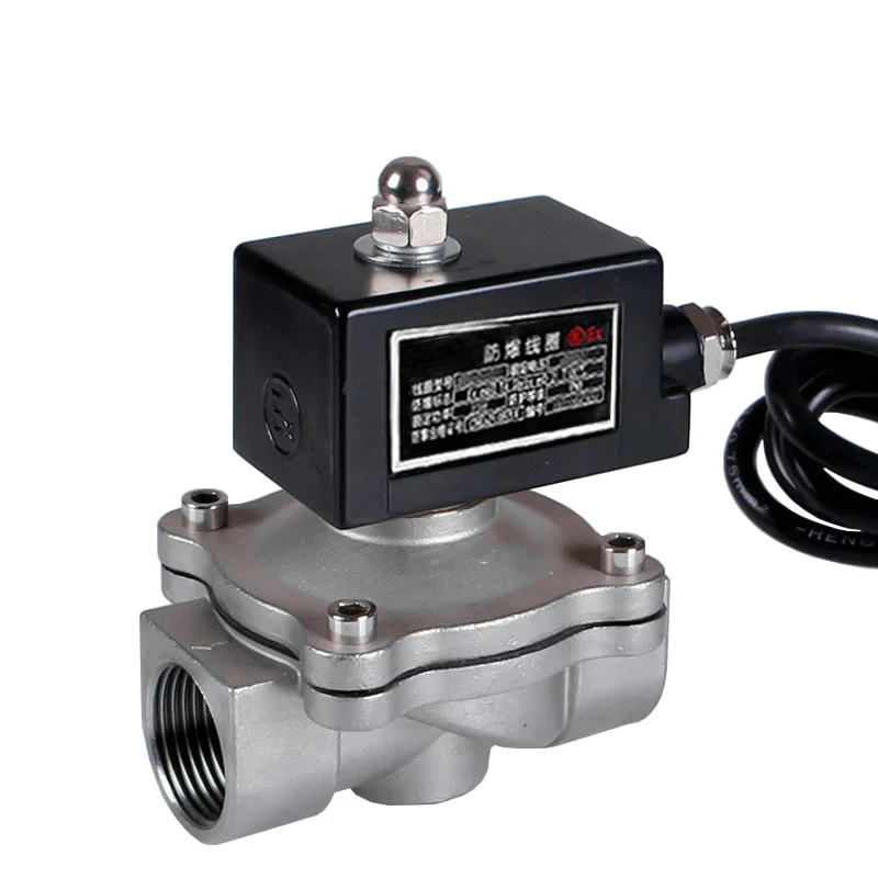 

1" Normally Closed Explosion Solenoid Valve DN25 304 Stainless Steel Solenoid Valves For Gas