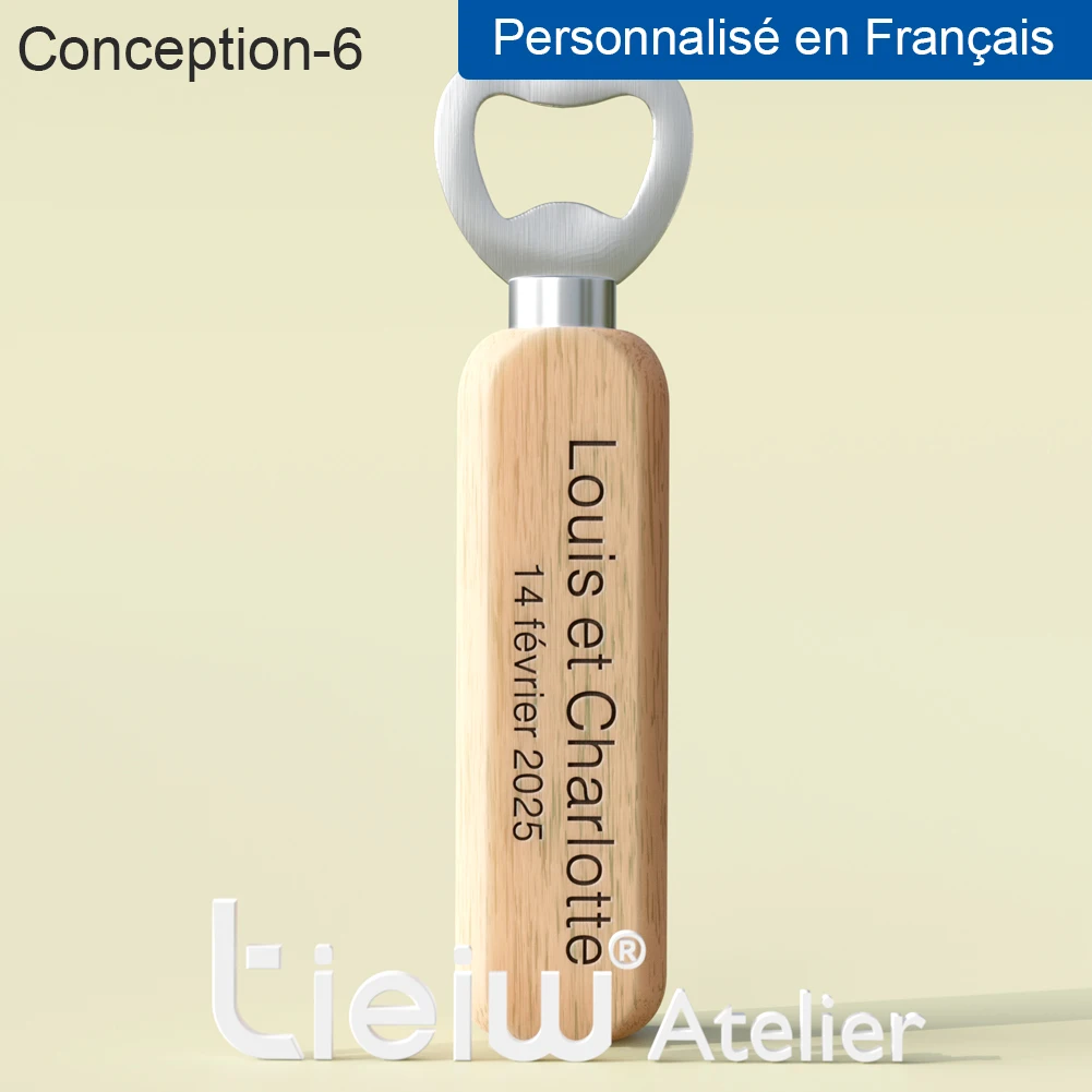 12 STKS Aangepaste Huwelijkscadeau Flesopener Bruiloft Gunsten voor Gasten Gepersonaliseerde Houten Opener als Cadeau voor Bruiloft Decoratie