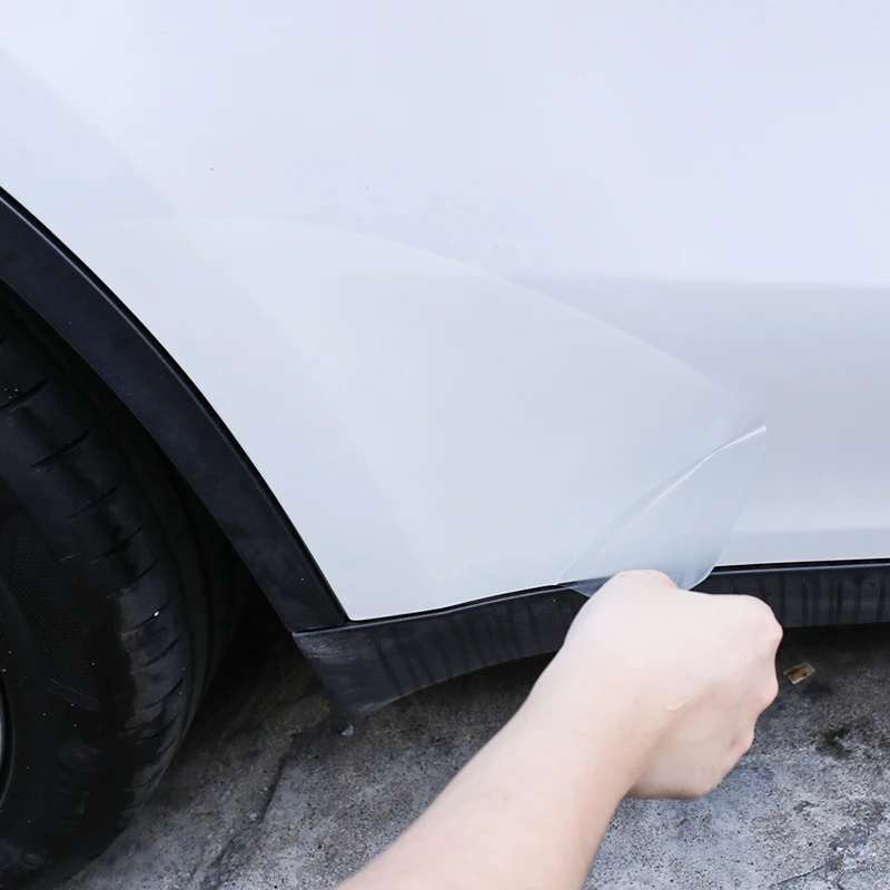Für Tesla Model3/Y 2017-2025 Vordertür Hintertür Schutzfolie Unsichtbare Autokleidung TPU Film Dekoration für Modell Y Juniper – Detail 1
