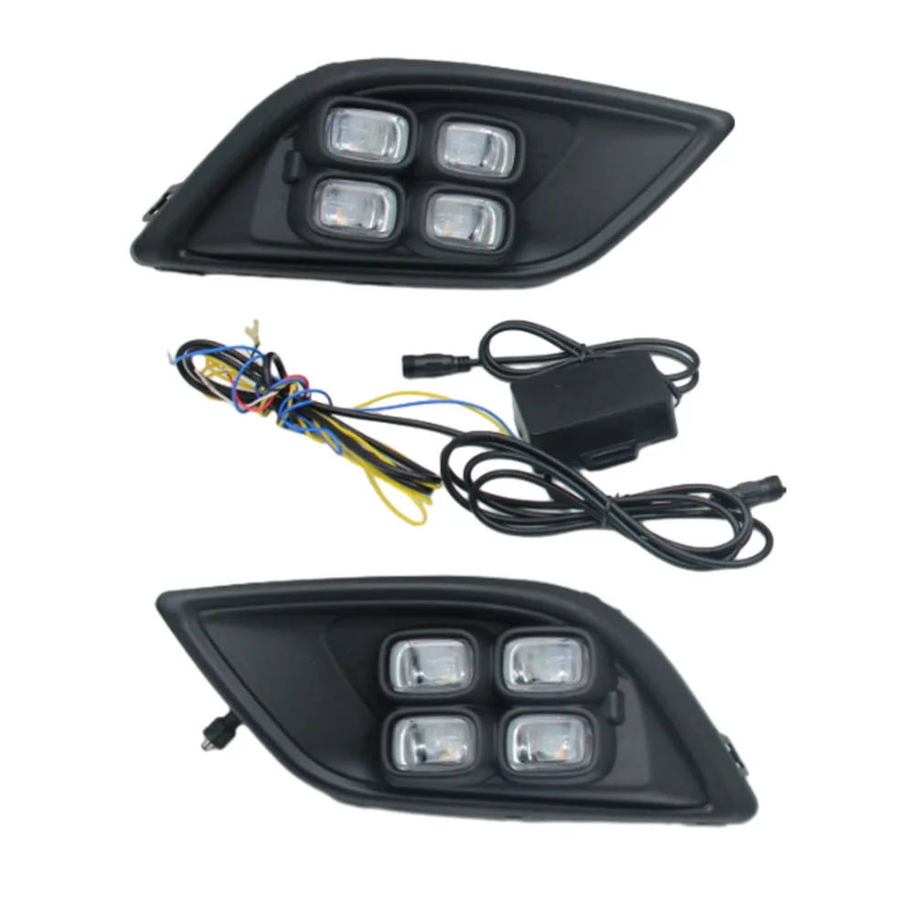 

Светодиодные дневные ходовые огни с высокой яркостью, водонепроницаемые, подходят для Chevrolet Sail 2014-2017 АБС-пластик