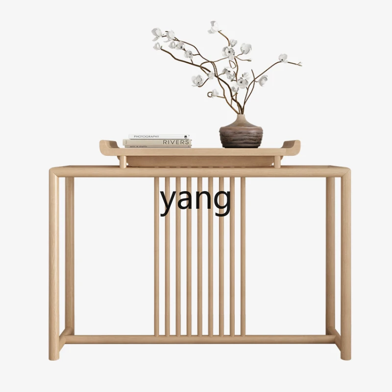 L'm'm Solid Wood Zen Strip Several Incense Burner Table Modern Entrance Altar Simple Curio Cabinet