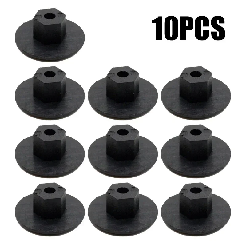 10Pcs Car 4mm Flares Mud Flaps Splash Guard Wheel Arch Bumper Panel Fastener Clip A2019900050 Universal Fit For Mercedes Benz