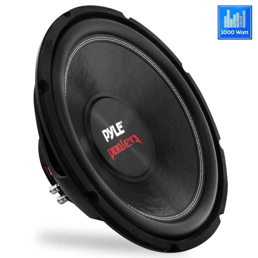 Pyle 10" Car Subwoofer – 1000w High Power Bass, Dual Voice Coil 4ω, Non-press