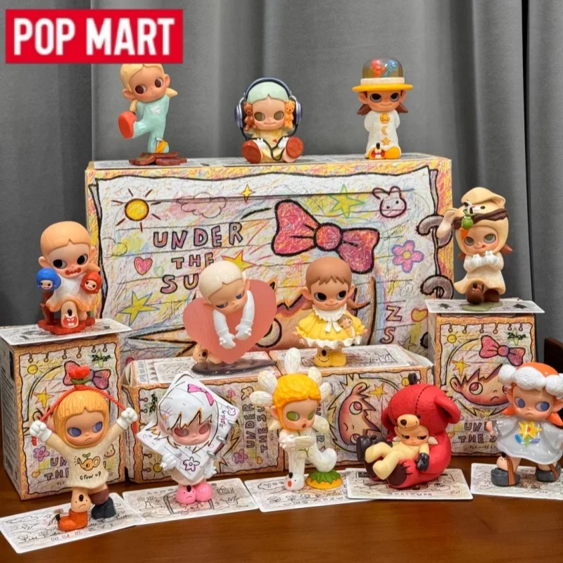 

NEW POP MART Anime Figure Zsiga Under The Sun Series Blind Box Cartoon Collectible Home Decor Desktop Mystery Box Birthday Gift