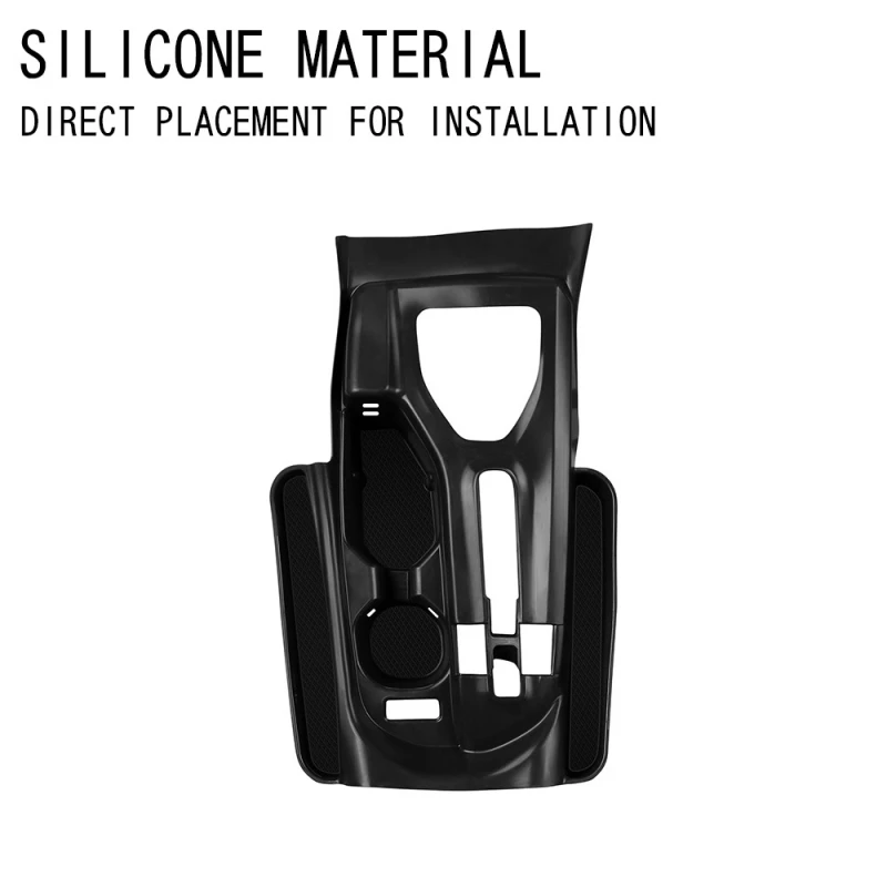 

RHD для Toyota Crown Crossover 2023 2024 2025, силиконовая внутренняя панель центрального управления, панель переключения передач, держатель для чашки с водой, накладка