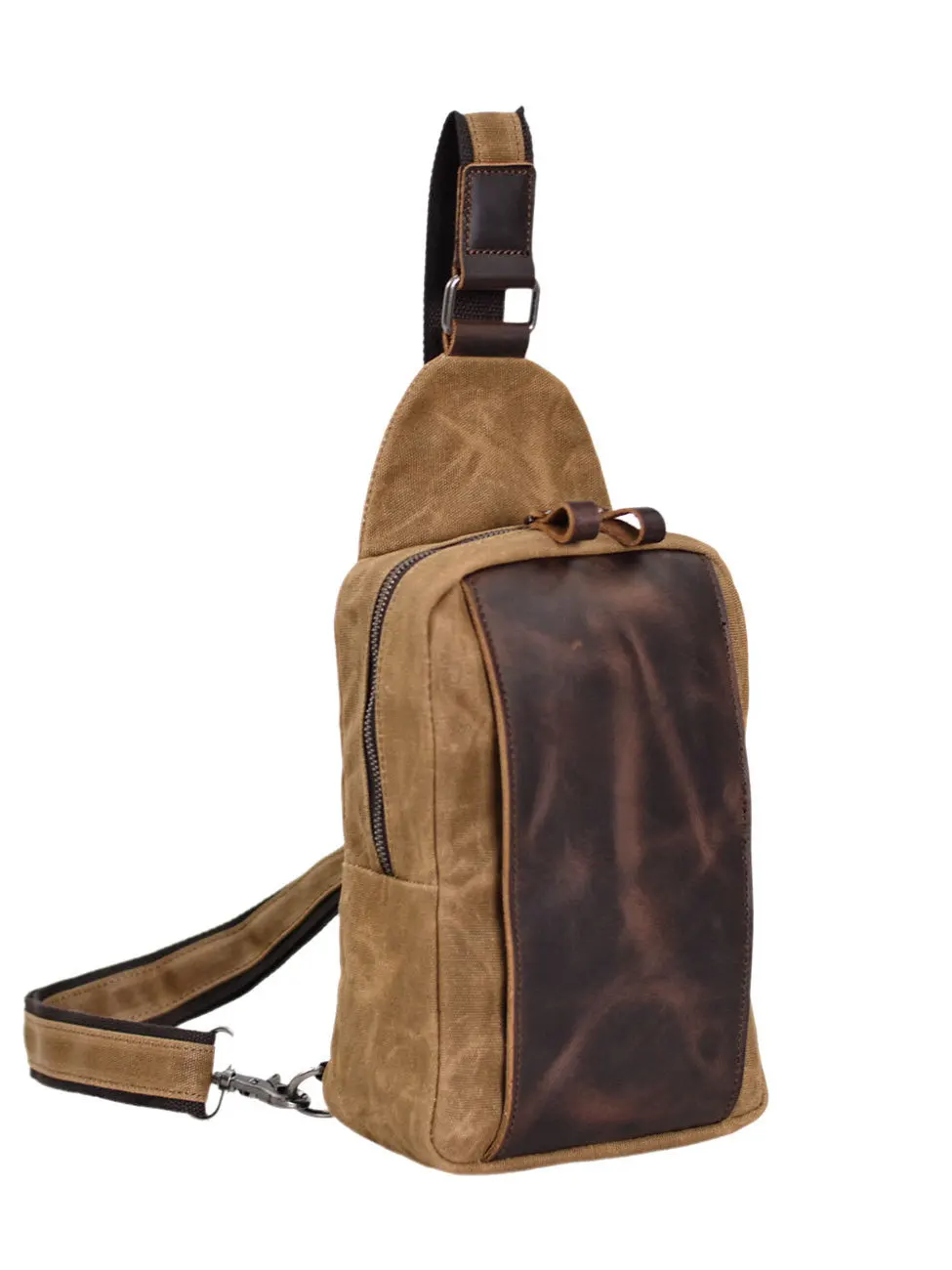 large-capacity-motorcycle-backpack-crossbody-trendy-canvas-chest-bag-men's-casual-versatile-bag-vintage-style-zipper-closure