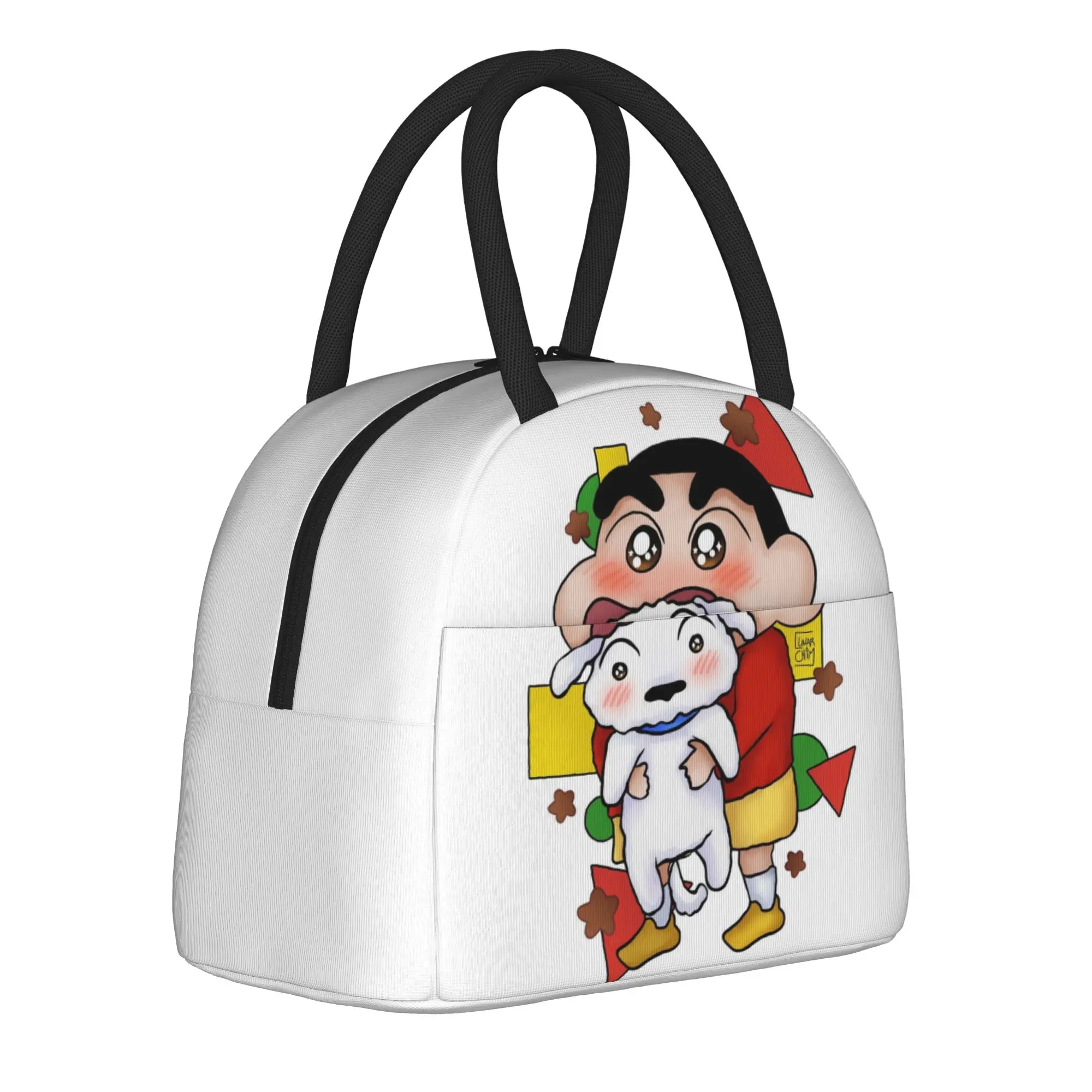 

Crayon Shin chan Shiro Insulated Lunch Bags Thermal Bag ,Meal Container Leakproof Tote Lunch Box Food Storage Bags College