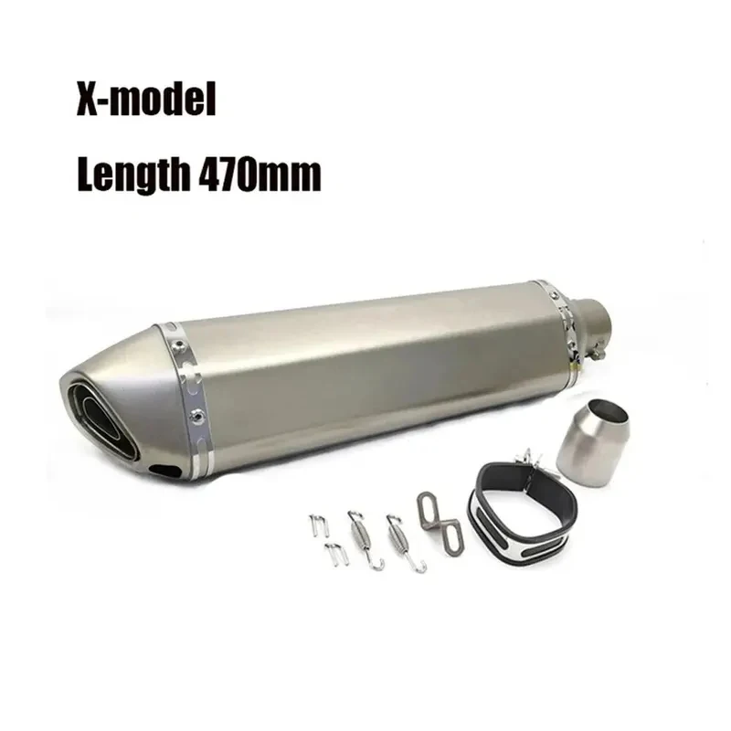 

470mm Universal Motorcycle Exhaust Pipe DB Killer Escape Moto Suitable For HONDA YAMAHA SUZUKI KAWASAKI