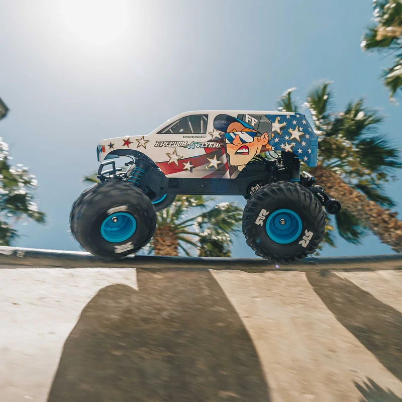 New 1/10 ARRMA FREEDOM FLYER GORGON Remote Control Electric 2WD Brushless 2-3S Bigfoot Off-Road Vehicle High-Speed RC Model Toy