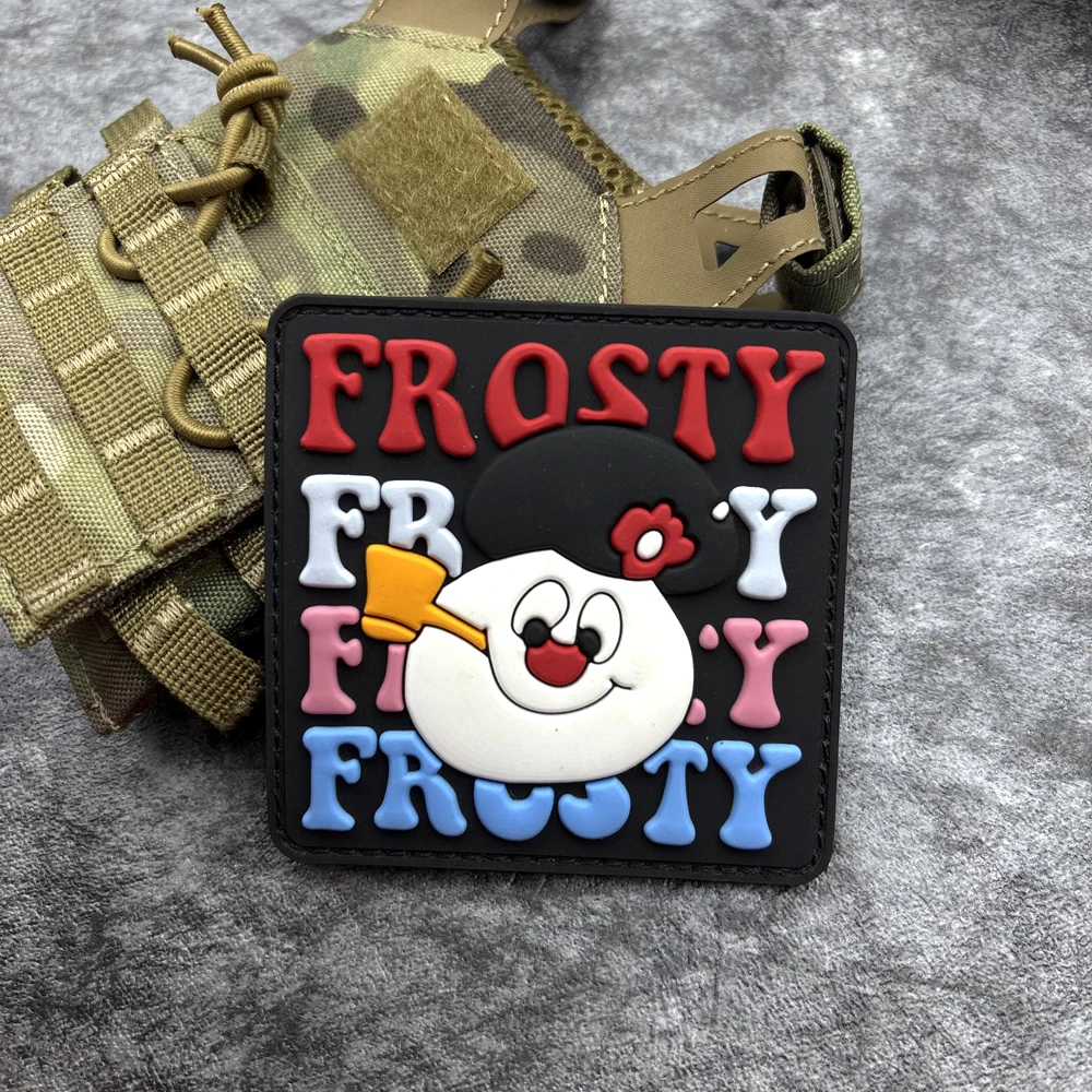 A Cute Snowman Pattern Pvc Pat - огляд і ціна Embroidery Effect