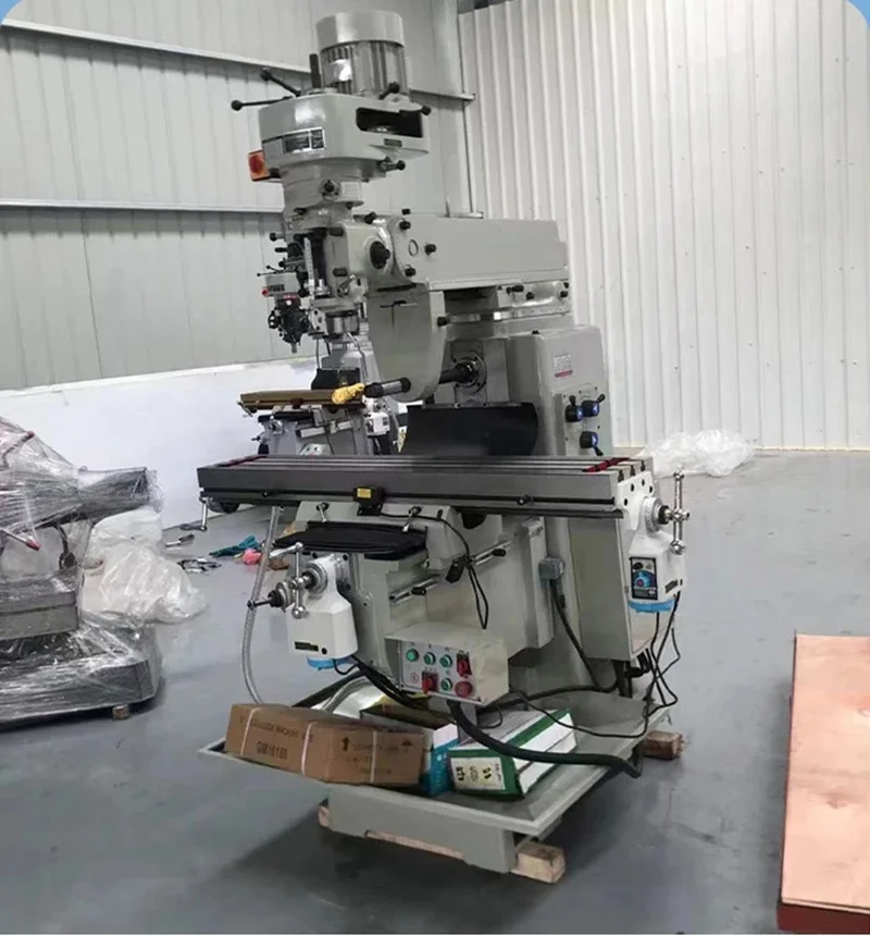 universal milling machine with vertical spindle auto-feeding