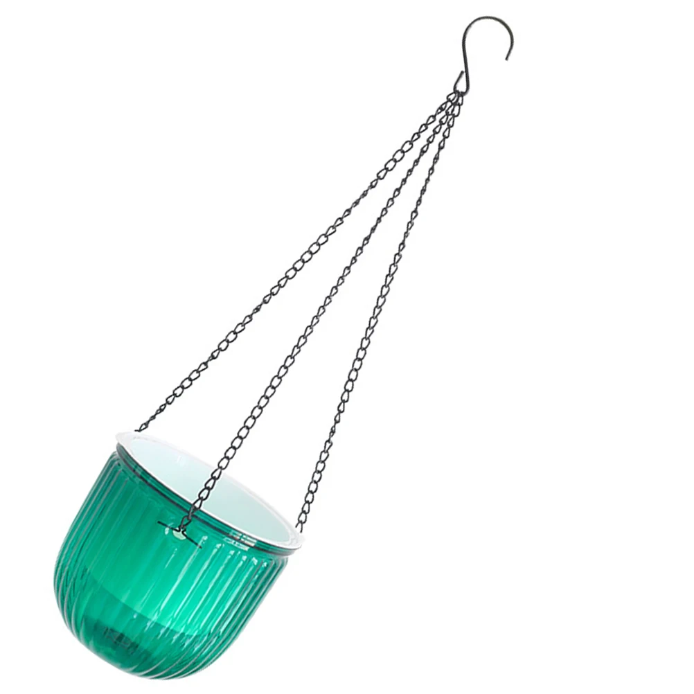 

Resin Hanging Flower Pot Large Diameter Durable Self Watering Planter For Garden Yard Vase Pots