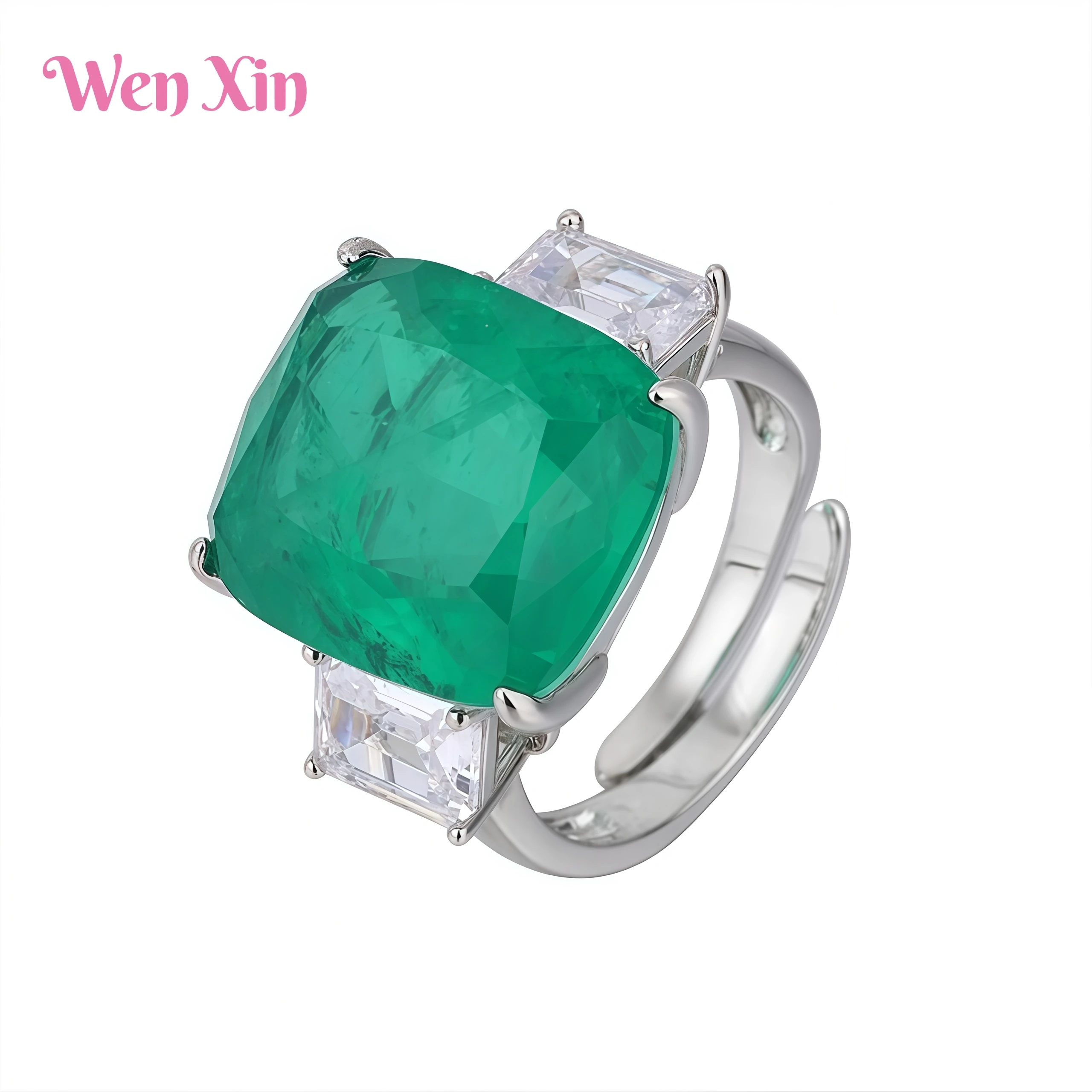 

WENXIN Brand MUSHAN MCT Fashion Top Grade Quality Ring Elegant Luxury Ring For Women Grown Gemstones Ring Fashion Jewelry