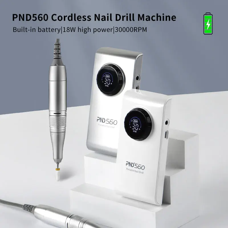 Wholesale High Power 18w Professional Professional 30000rpm High Quality Acrylic Nail Drill Machine Portable Manufacturer