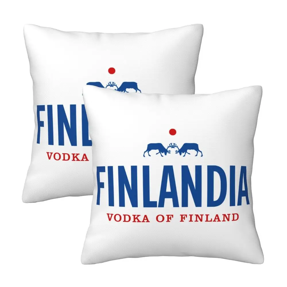 NUEVAS fundas de almohada de moda Finlandia Vodka, fundas de almohada decorativas suaves y acogedoras, 2 piezas