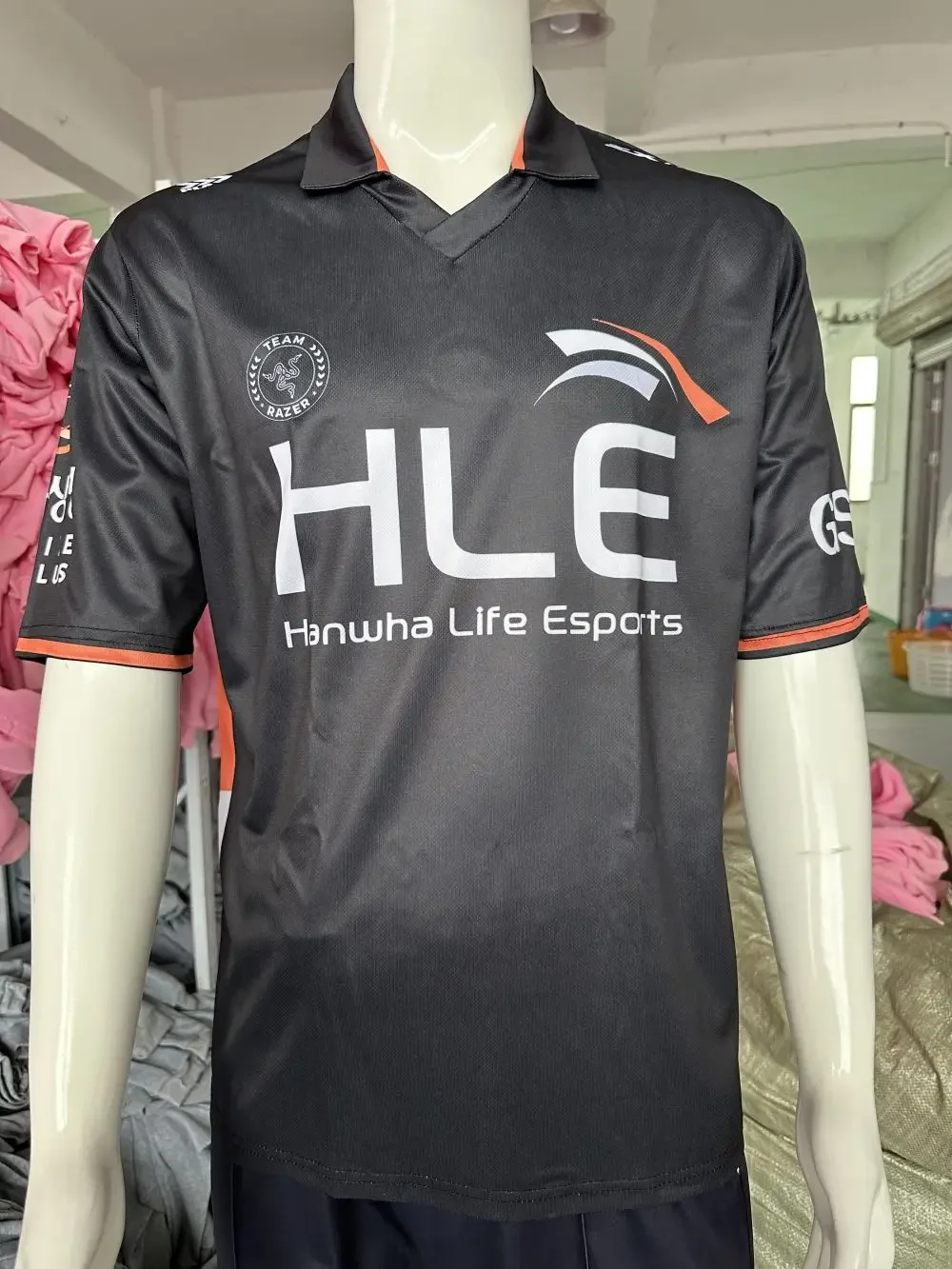 Hanwha Life HLE LCK Custom LOL  unisex short-sleeved sweat-absorbent quick-drying outdoor sports short-sleeved